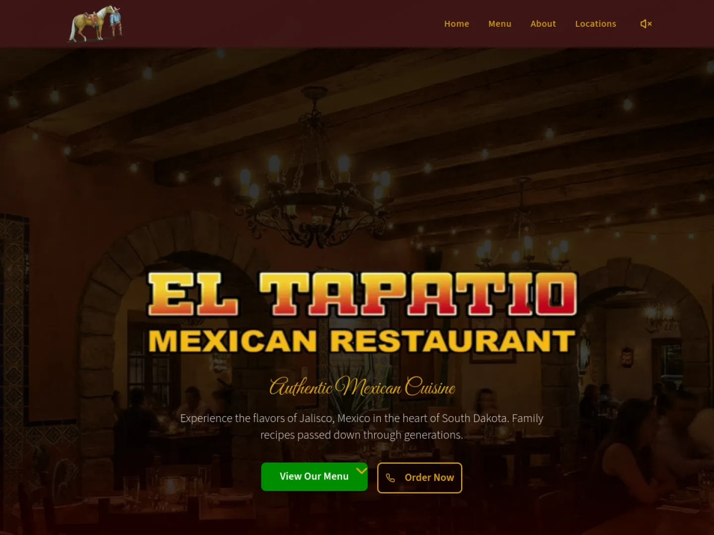 El Tapatio Restaurant website