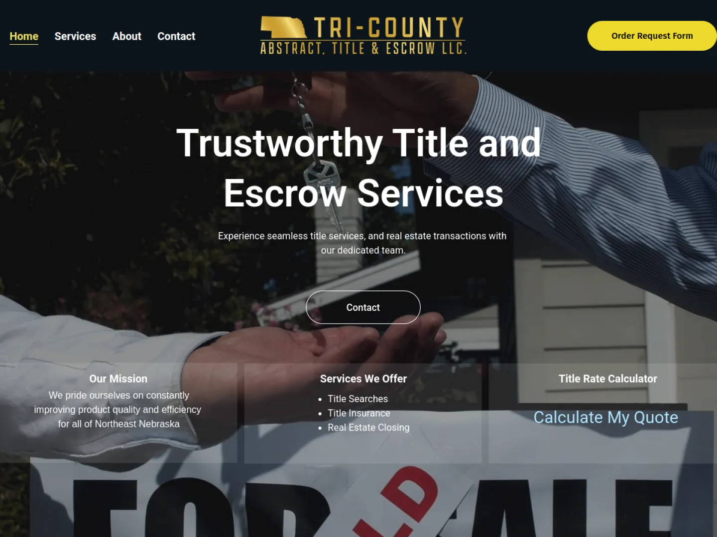 Tri County Abstract website